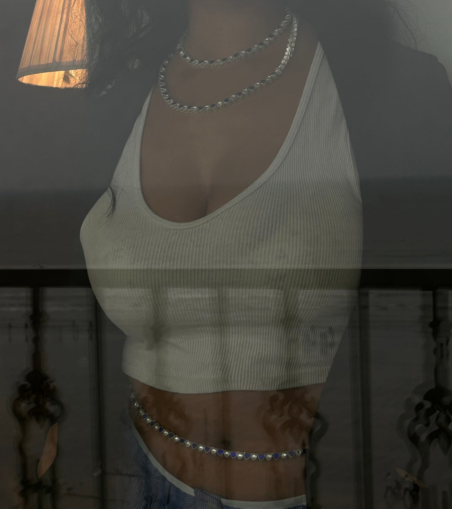 Kundan waist chain/choker