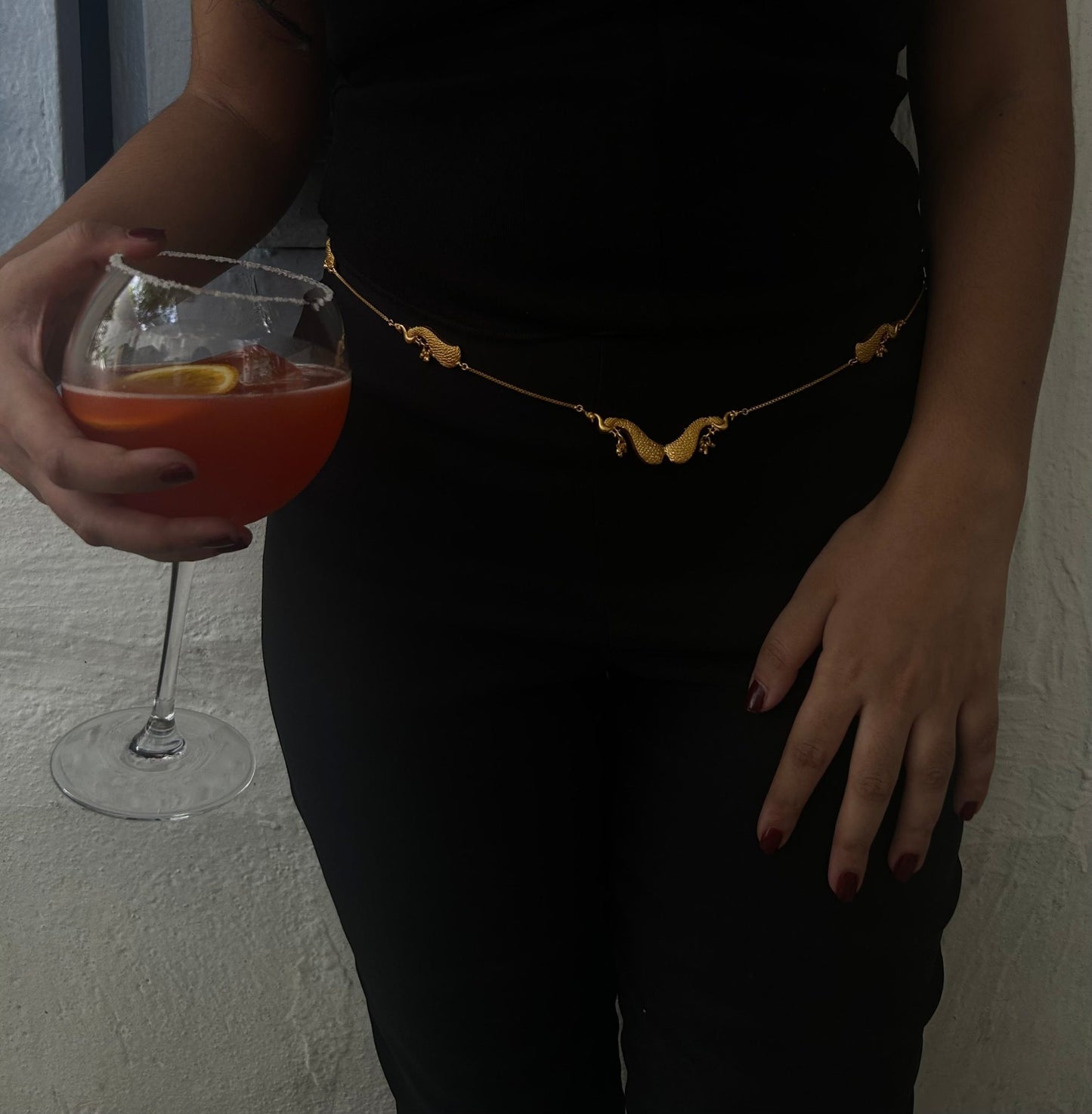 Mayil Choker & Waist chain