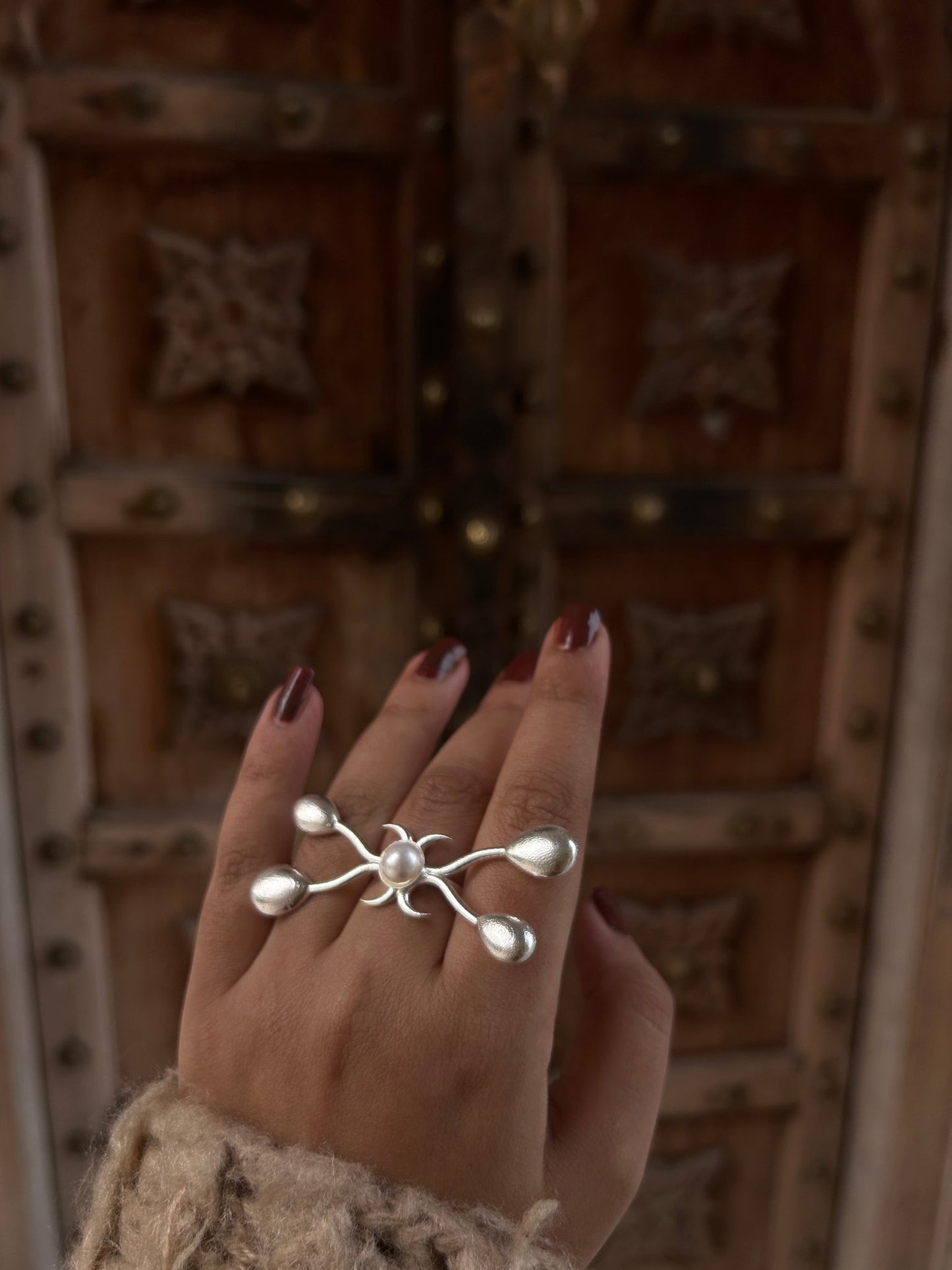 Goddess Pearl Ring
