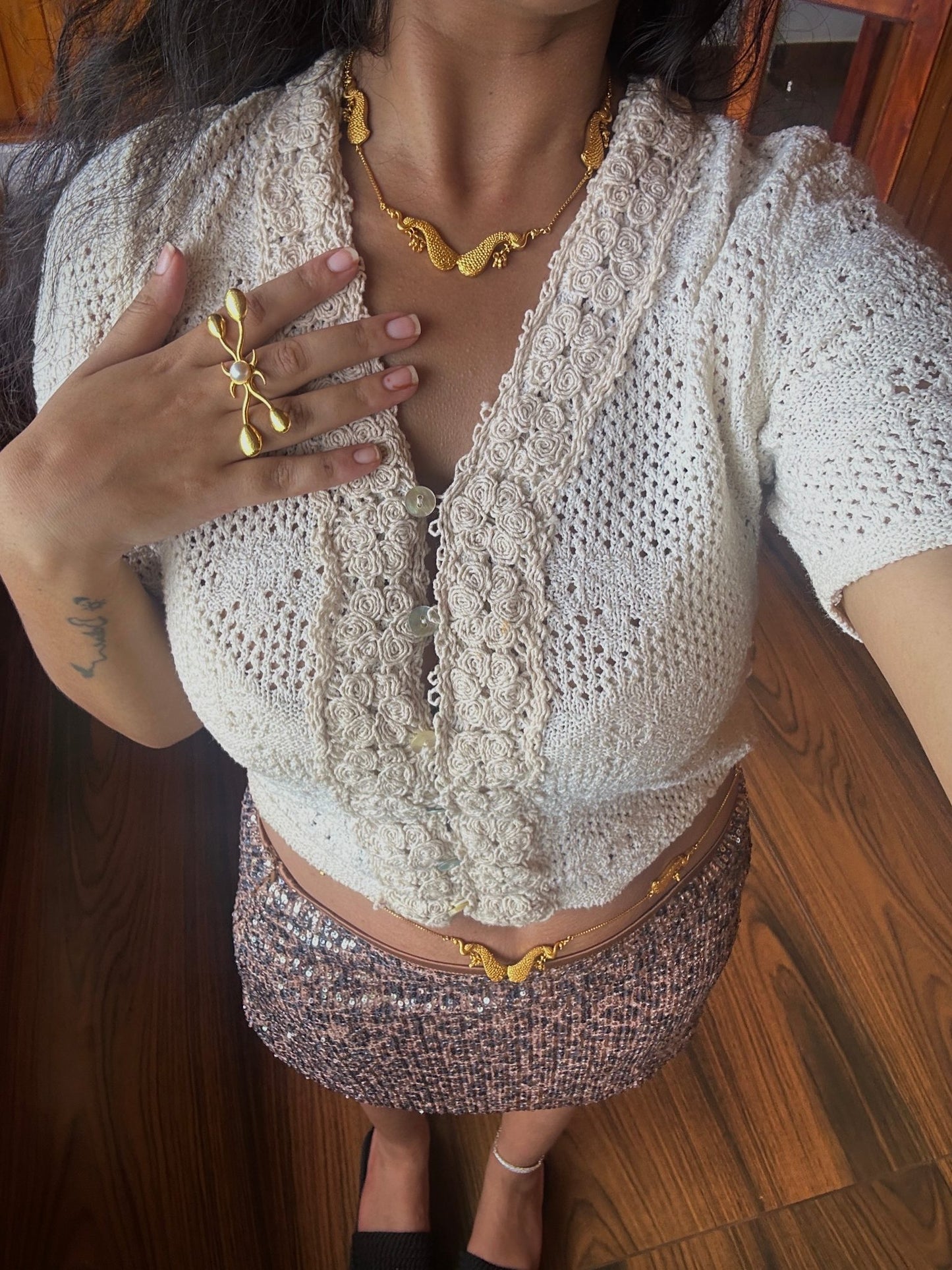 Mayil Choker & Waist chain