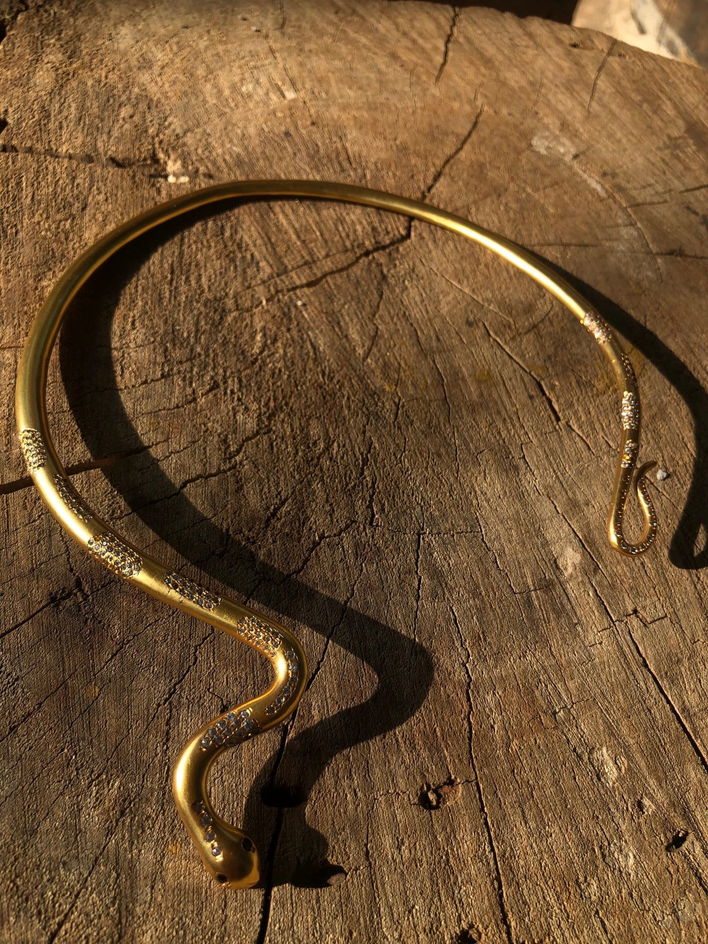 Vairam Schlange In Gold