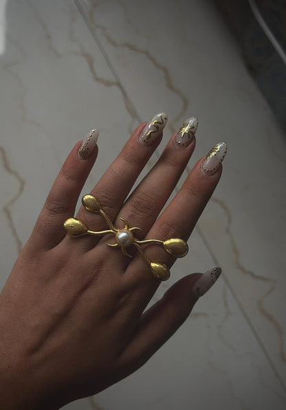 Goddess Pearl Ring